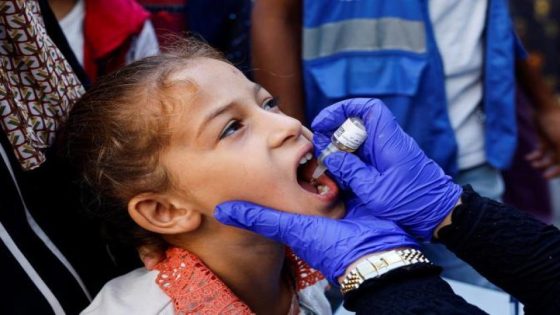 إطلاق المرحلة الثانية من حملة التطعيم ضد شلل الاطفال بغزة