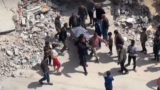 4 شهداء في قصف الاحتلال خربة العدس شمال رفح