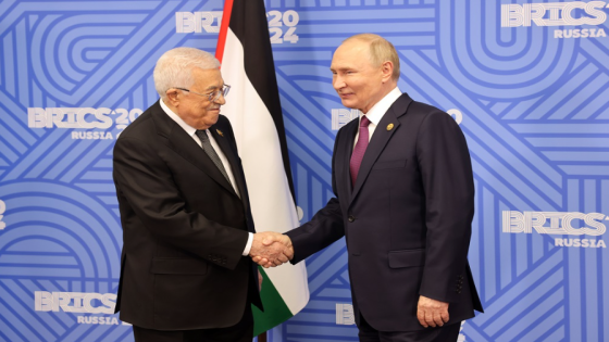 الرئيس يجتمع مع نظيره الروسي