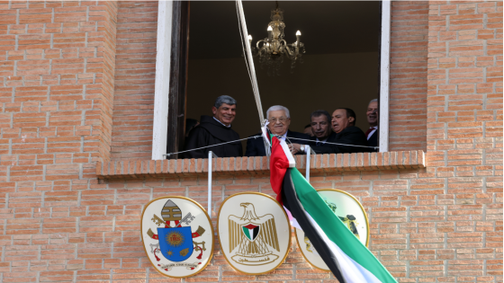 الرئيس يفتتح المبنى الجديد لسفارة دولة فلسطين لدى الفاتيكان