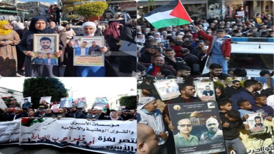 وقفات دعم وإسناد للمعتقلين في محافظات الضفة