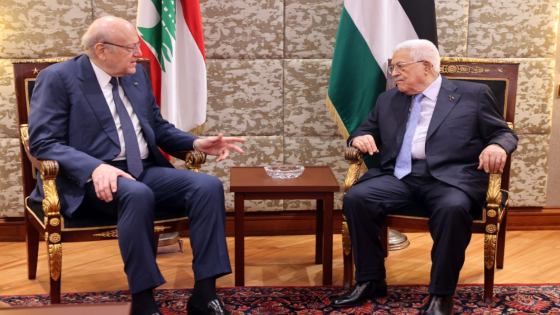 الرئيس يلتقي رئيس وزراء لبنان
