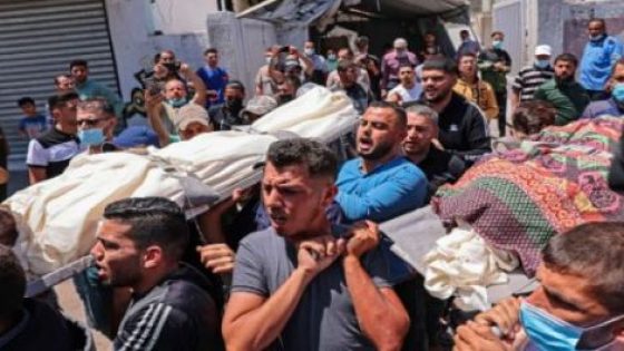 انتشال جثامين 20 شهيدا في مدينة الشيخ زايد شمال قطاع غزة