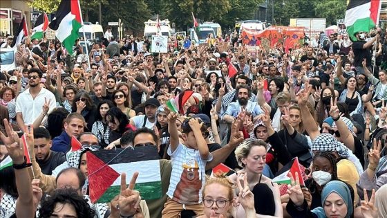 مظاهرات بواشنطن ونيويورك دعما لفلسطين وللمطالبة بإطلاق سراح ناشط طلابي فلسطيني