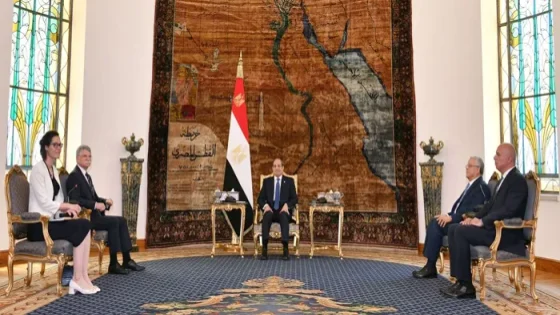 الرئيس المصري يشدد على تكثيف الجهود لاستئناف تنفيذ “اتفاق غزة”