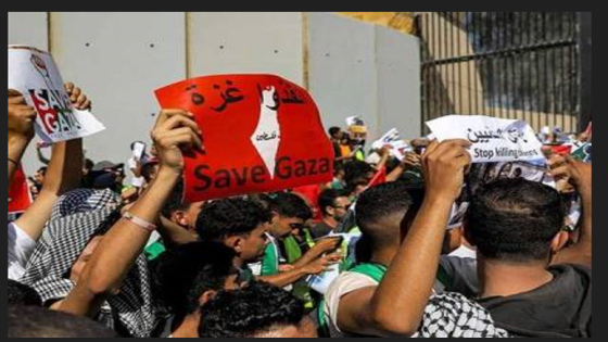 آلاف المصريين يحتشدون في مدينة العريش دعما للفلسطينيين وقضيتهم ورفضا لتهجيرهم