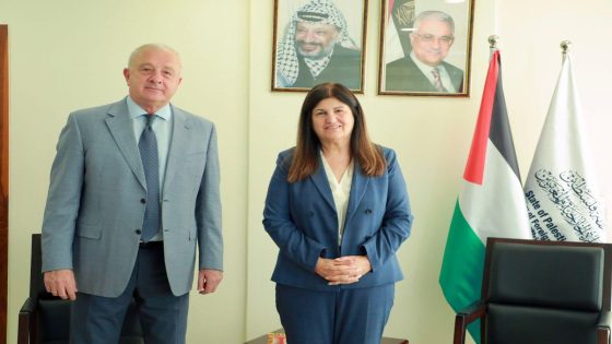وزيرة الخارجية تثمن الموقف الروسي الداعم لحقوق الشعب الفلسطيني