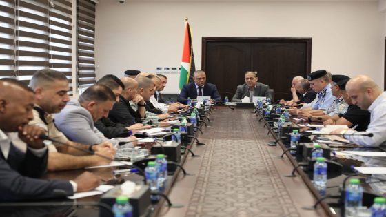 محافظ سلفيت يبحث مع قائد جهاز الارتباط العسكري عددا من القضايا المهمة