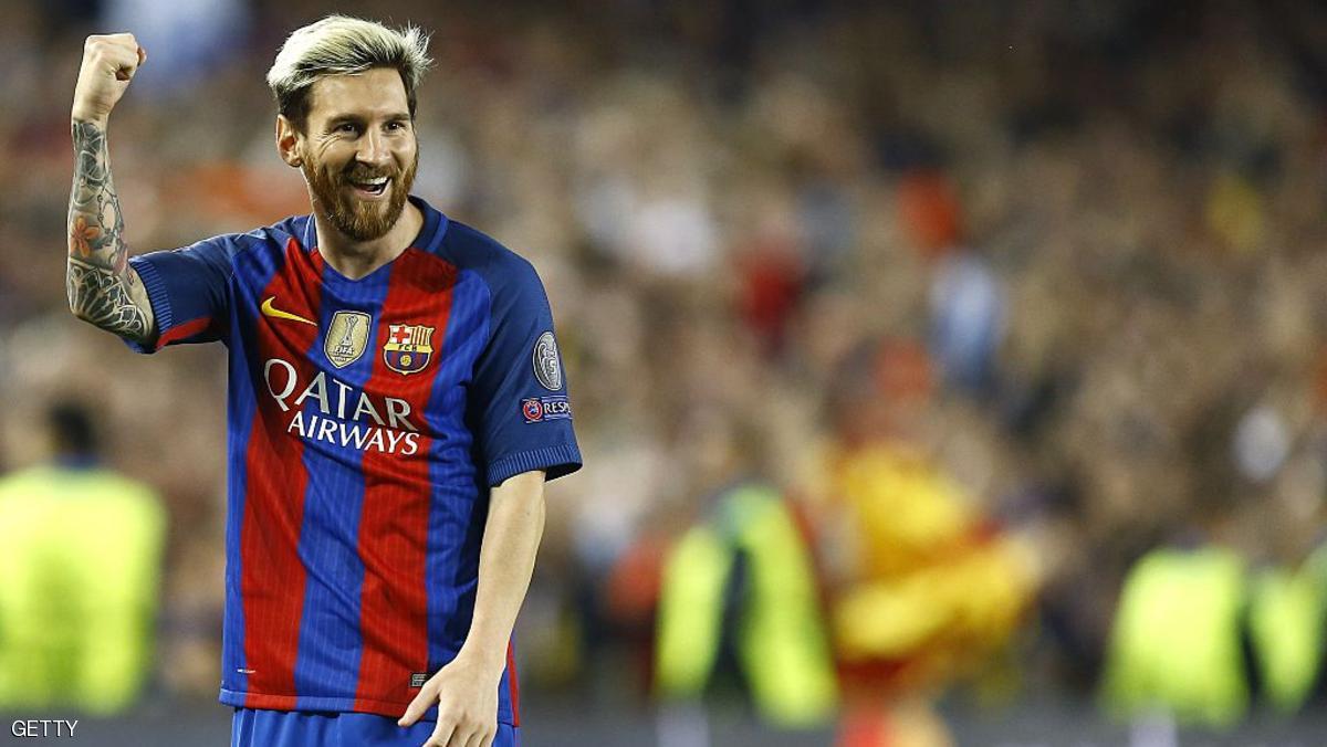 Lionel Messi of FC Barcelona scoredduring the UEFA Champions League group C match between FC Barcelona and Manchester City on October 19, 2016 at the Camp Nou stadium in Barcelona, Spain.(Photo by VI Images via Getty Images)