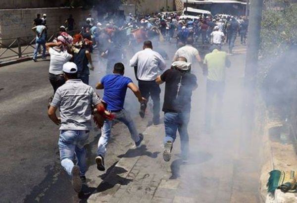 نابلس: الاحتلال يقمع مسيرة سلمية رفضا لإعلان ترمب