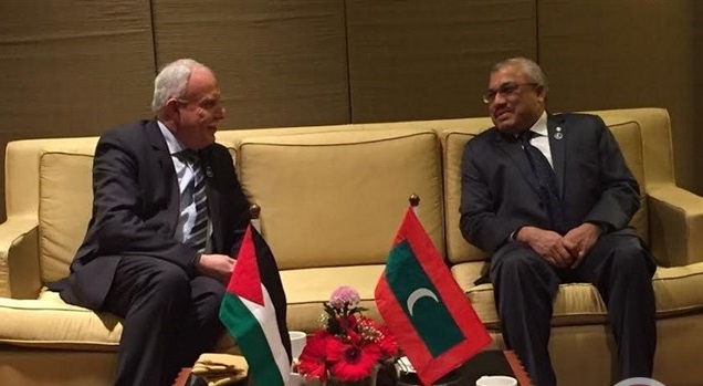 المالكي يلتقي نائب رئيس المالديف