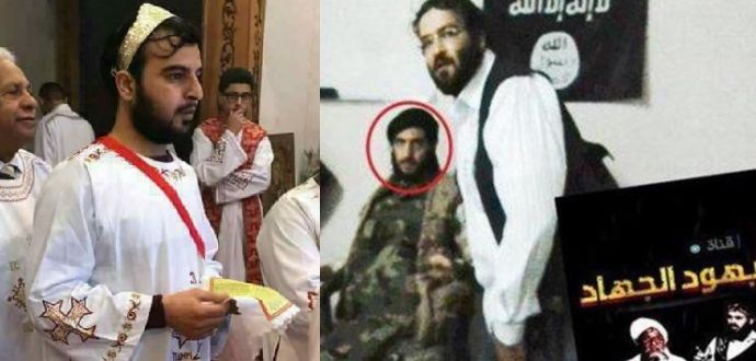 فيديو وصور القاضي الشرعي لجبهة النصرة يعتنق المسيحية و يتبرأ من الاسلام