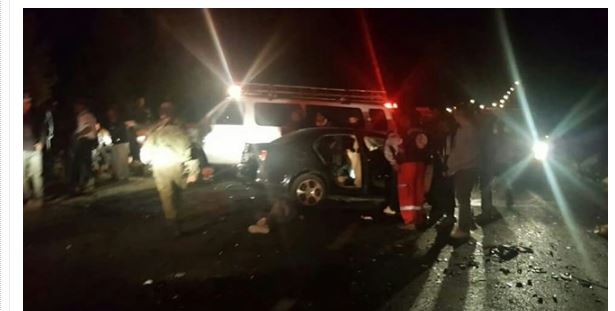 محدث – مصرع اربعة مواطنين في حادث سير جنوب الخليل