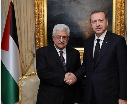 الرئيس عباس يجتمع بأردوغان