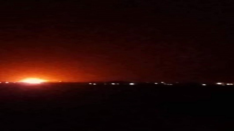 انفجار كبير بالقرب من مطار دمشق الدولي