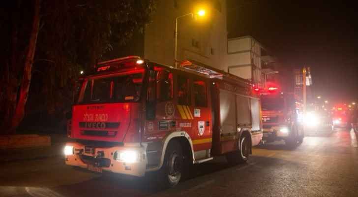 اصابة 36 اسرائيليا في حريق بمبنى سكني بالقدس