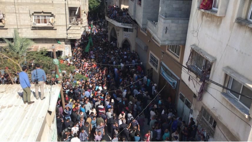 غزة تشيّع شهداء النفق
