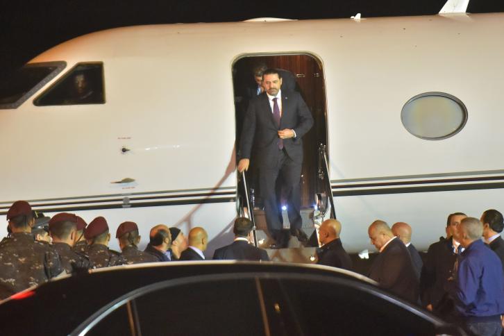 الحريري يصل لبنان بعد أسابيع من إعلان استقالته