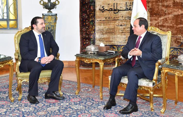 السيسي يستقبل سعد الحريري اليوم في القاهرة