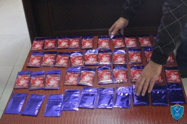 الشرطة تضبط 1.5 كغم مواد مخدرة في نابلس