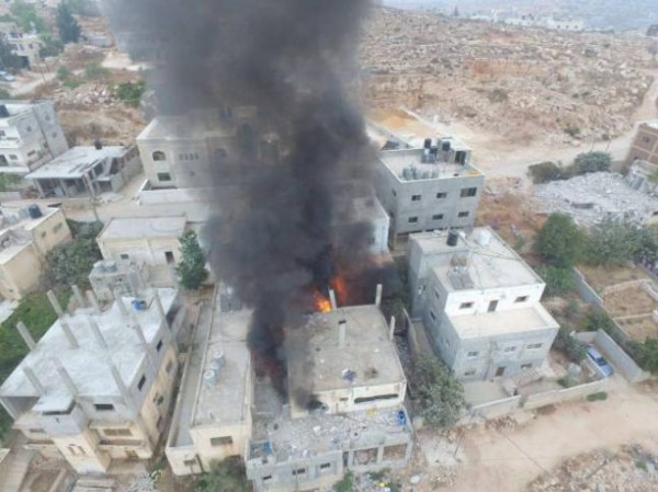 فيديو- الاحتلال يفجر منزل الشهيد عنكوش غرب رم الله