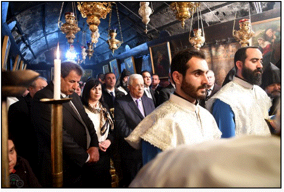 الرئيس يشارك في قداس عيد الميلاد المجيد حسب التقويم الأرمني