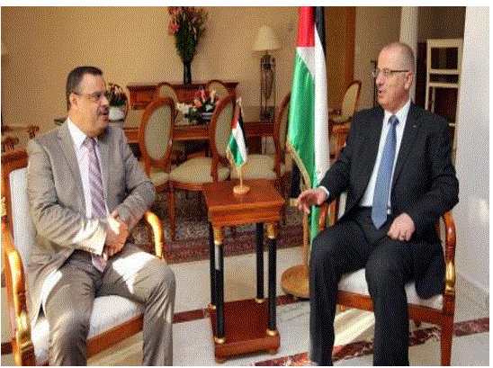 الحمد الله يبحث مع وزير الفلاحة التونسي تعزيز التعاون
