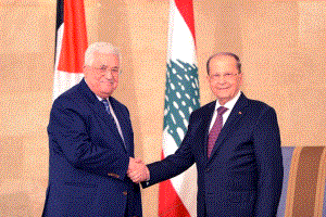 وسائل الإعلام اللبنانية تبرز زيارة الرئيس عباس