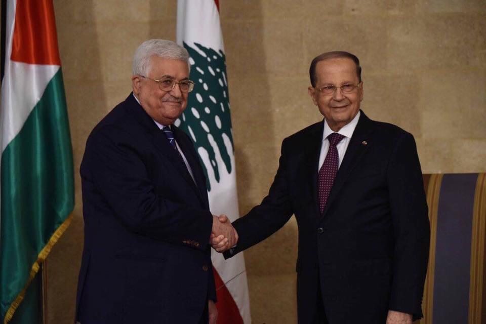 الرئيس يشكر نظيره اللبناني على موقفه الداعم للقدس وفلسطين
