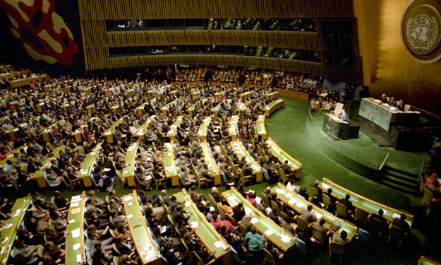 الجمعية العامة للأمم المتحدة وطغيان المشاكل العربية