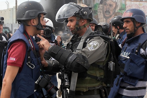 استنكار واسع لاعتداء الاحتلال على الصحفيين وسط القدس