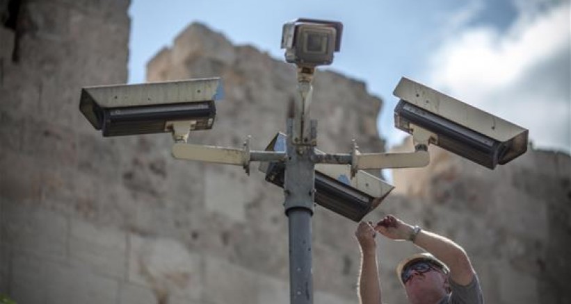كاميرات إسرائيلية جديدة على مداخل المسجد الأقصى