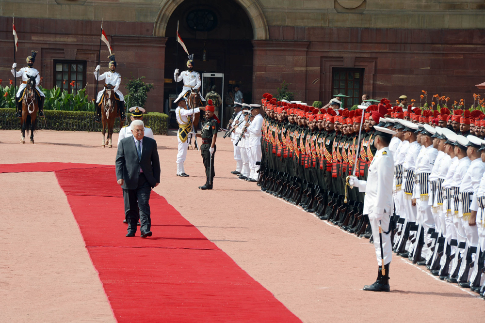 مراسم استقبال رسمية للرئيس في نيودلهي