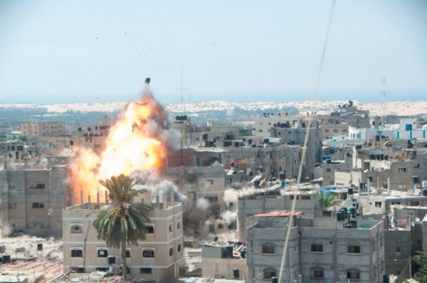 اصابة مواطن في انفجار بغزة