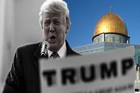 اعتصام أمام السفارة الامريكية في تل ابيب رفضا لقرار ترامب بشأن القدس