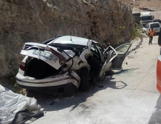 مصرع مواطنين اثنين في حادث سير شمال غرب رام الله