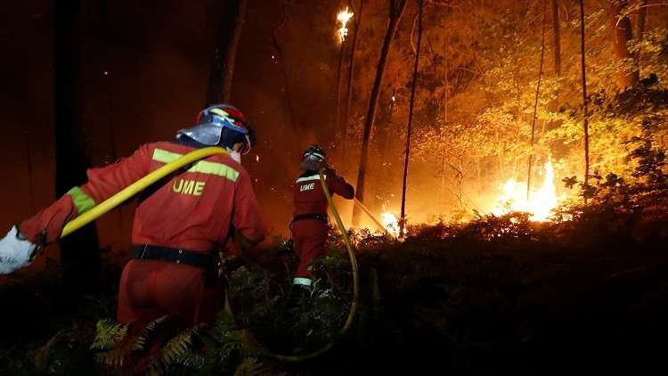 حرائق الغابات تودي بحياة 27 شخصا في البرتغال و3 في إسبانيا