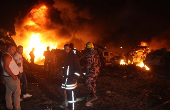 الدفاع المدني يسيطر على حريق كبير جنوب جنين