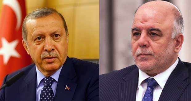 أردوغان للعبادي: لست ندي وسنفعل ما نشاء في العراق