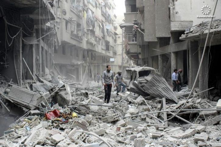 20 قتيلا جراء غارات شنها الطيران السوري على ريف دمشق