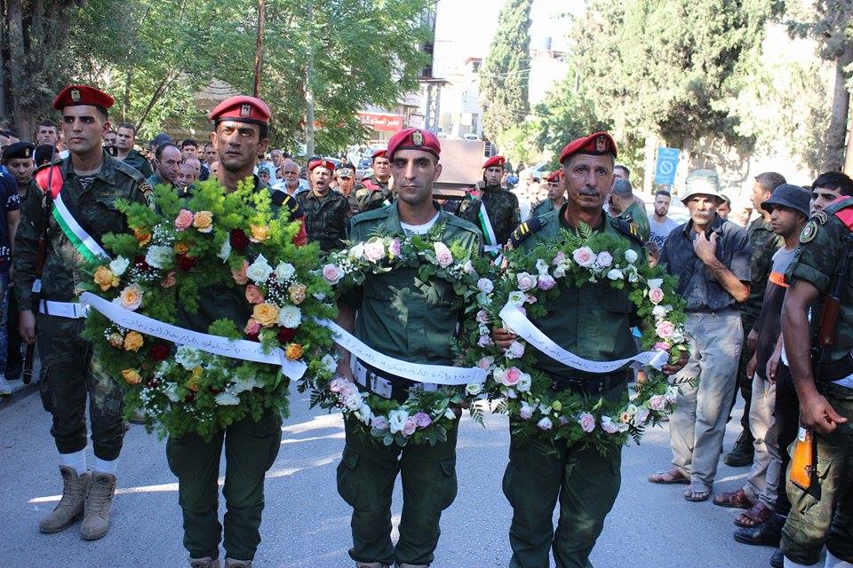 الامن الوطني يشيّع جثمان الشهيد احمد عتيق في موكب مهيب بمحافظة جنين