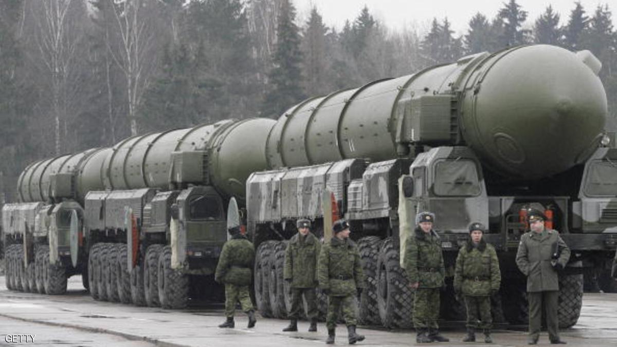 (FILES) A picture taken on March 18, 2008 shows Russian Topol ICBMs missiles during a rehearsal for the nation's annual May 9 Victory Day parade, 50 km outside Moscow in Yushkovo. Russia on August 28, 2008 successfully tested an intercontinental ballistic missile designed to overcome anti-missile systems, news agencies reported, citing Russia's strategic nuclear forces. The Topol RS-12M, similar to Topol-M, missile was tested "to develop equipment for potential combat use against ground-based ballistic missiles," Alexander Vovk, a spokesman for the forces, was quoted as saying by Interfax. AFP PHOTO / FILES 6 DIMA KOROTAYEV (Photo credit should read DIMA KOROTAYEV/AFP/Getty Images)