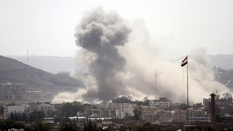 التحالف العربي يشن ثلاث غارات جوية على مواقع للحوثيين شمالي اليمن