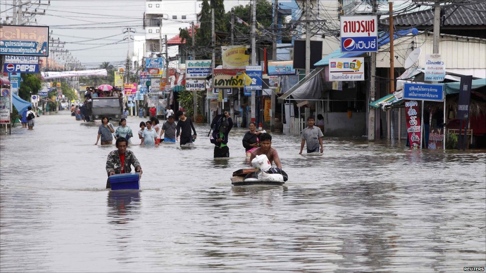 ارتفاع حصيلة قتلى فيضانات تايلاند إلى 22 شخصاً