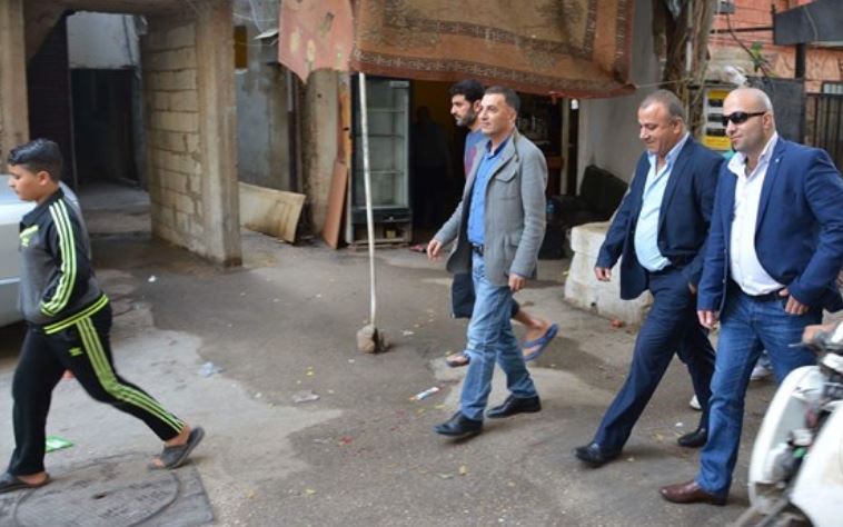 بتكليف من الرئيس ورئيس الوزراء، قطامي يزور مخيمات اللجوء في بيروت