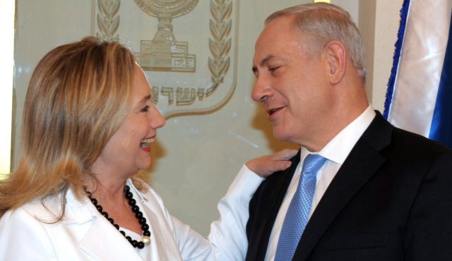 كلينتون تعد نتنياهو بمعارضة أي محاولة لحل الصراع الفلسطيني الاسرائيلي