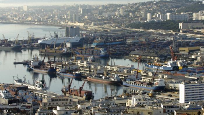 This picture taken 24 July 2007 shows Algiers maritime port. The 9th All-African-Games 2007 took place in Algiers capital, from 11 to 23 July 2007. AFP PHOTO FETHI BELAID (Photo credit should read FETHI BELAID/AFP/Getty Images)